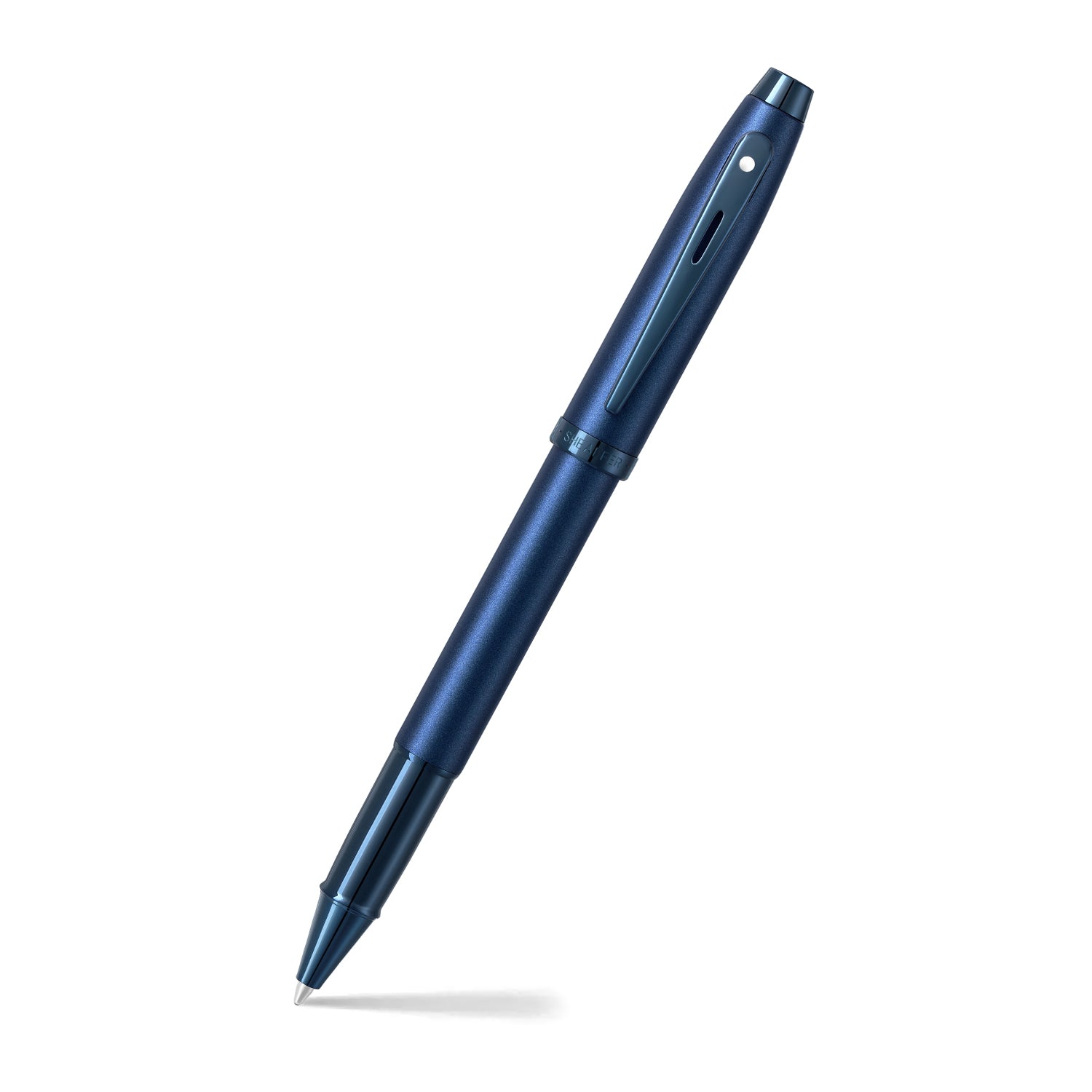 Sheaffer 100 Satin blå med blå PVD-detaljer