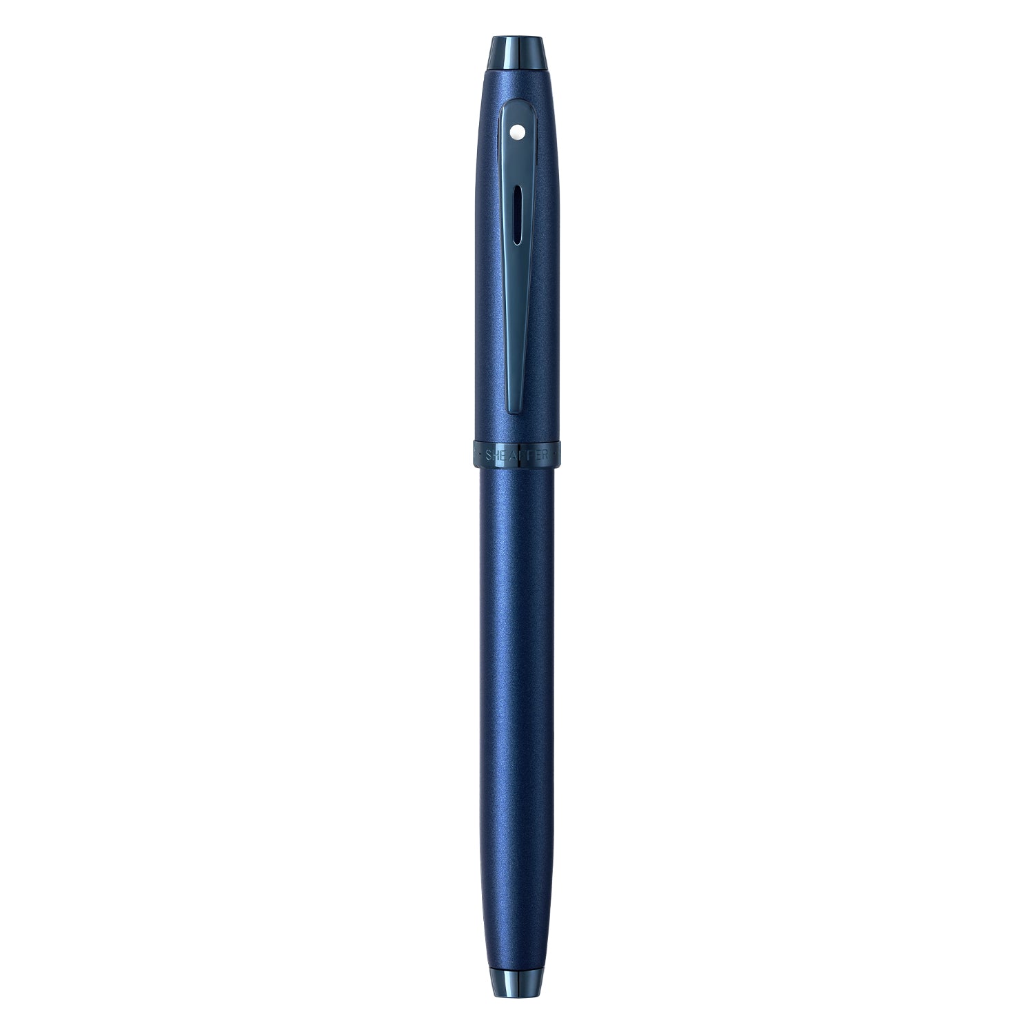 Sheaffer 100 Satin blå med blå PVD-detaljer