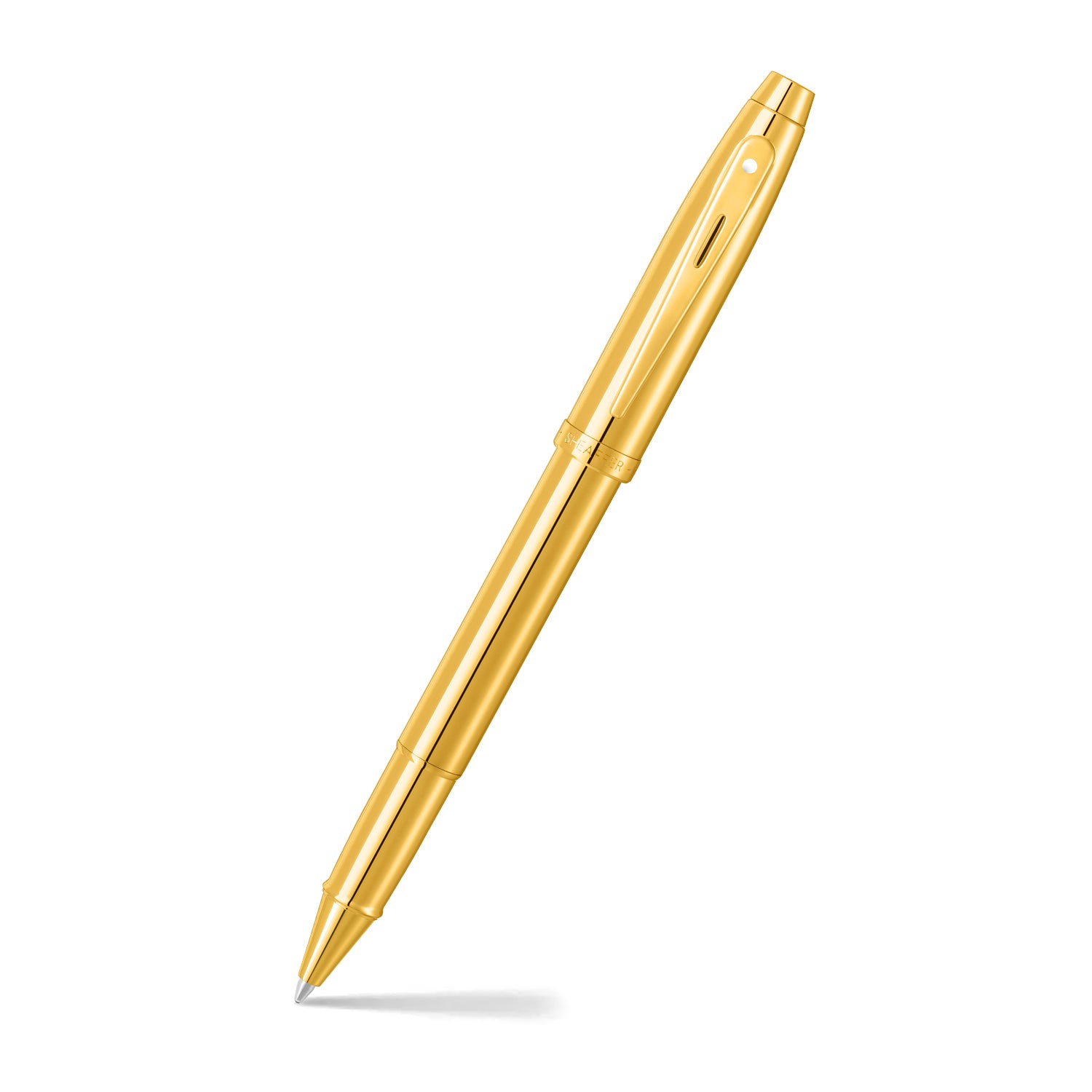 Sheaffer 100 Glossy PVD guld med PVD-gulddetaljer