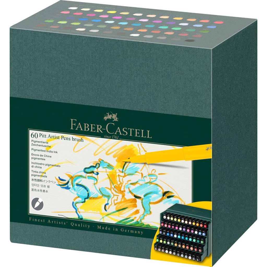 Faber-Castell Pitt artist pen brush - 60 farver