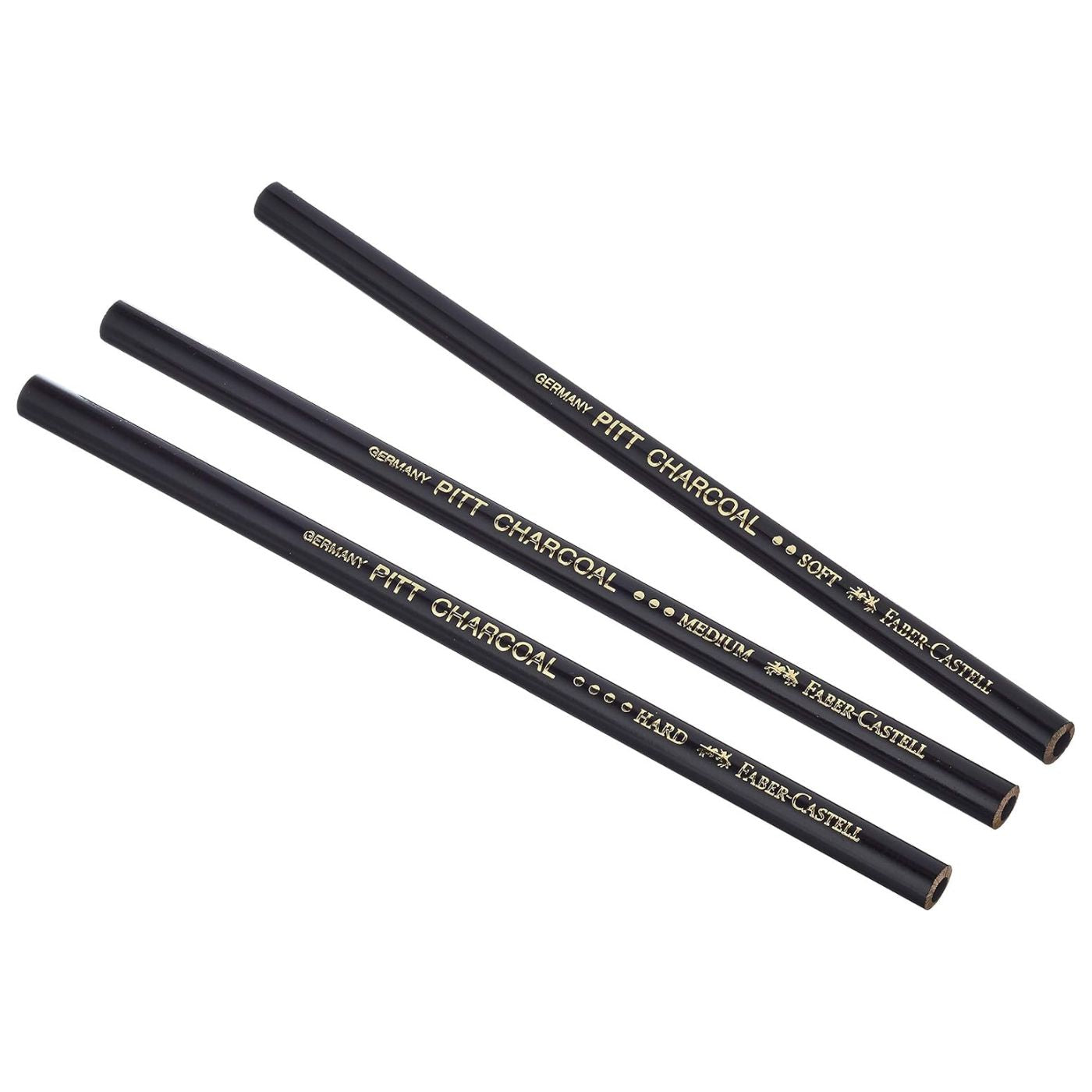 Faber-Castell Pitt Charcoal blyant sæt 3 stk