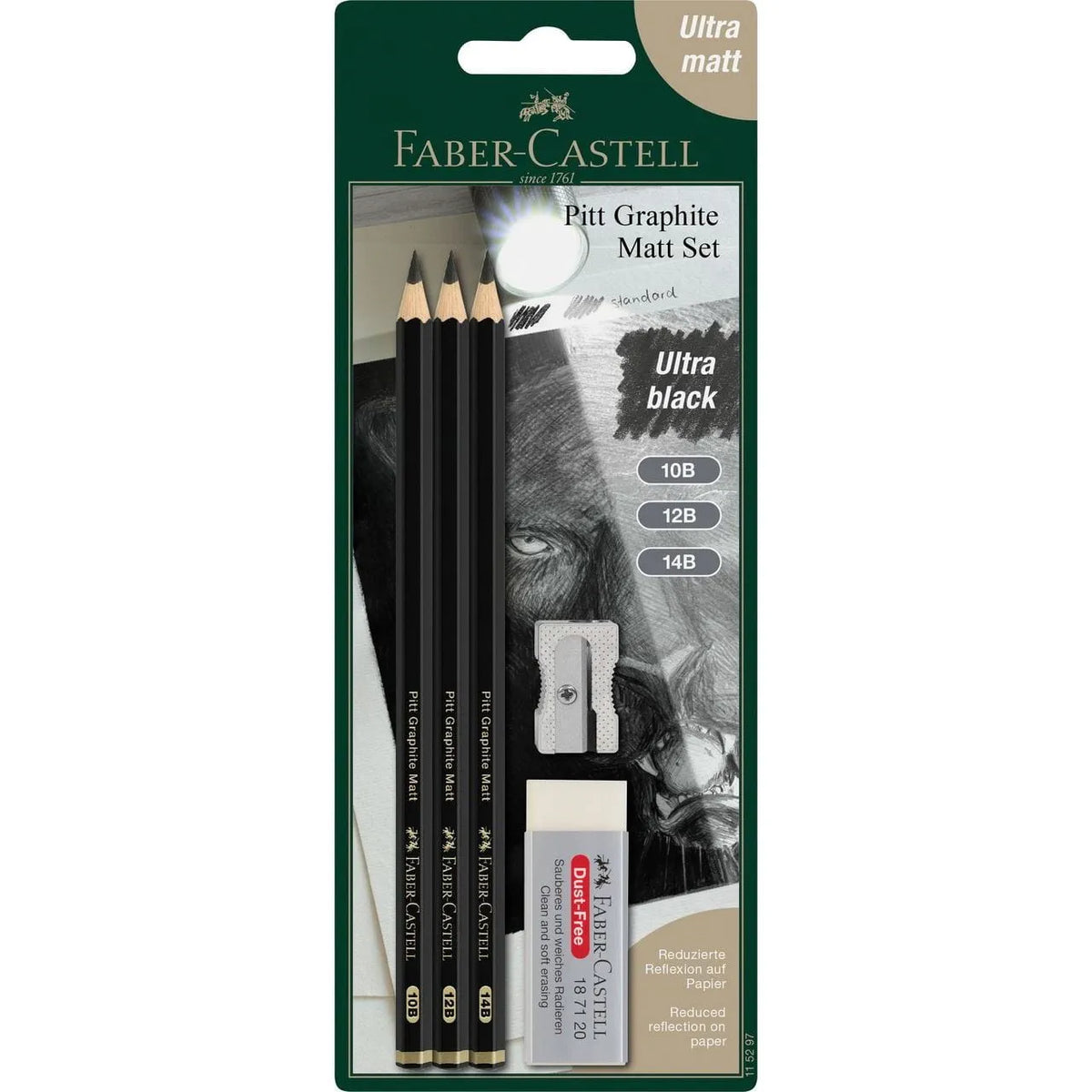 Faber-Castell Pitt Graphite Matt sæt 5 dele