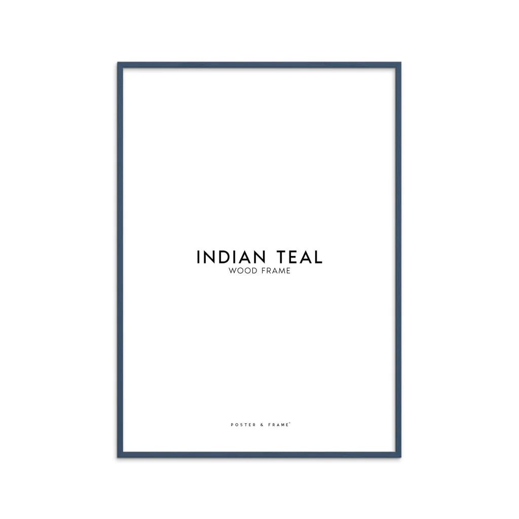 Træramme - Indian Teal