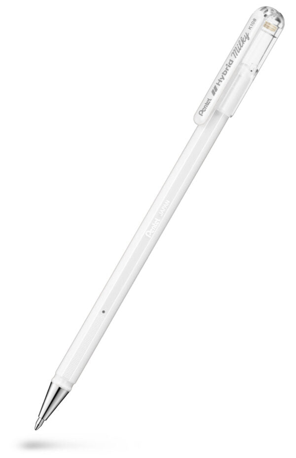 PENTEL K108 Hybrid Milky Pastel Hvid