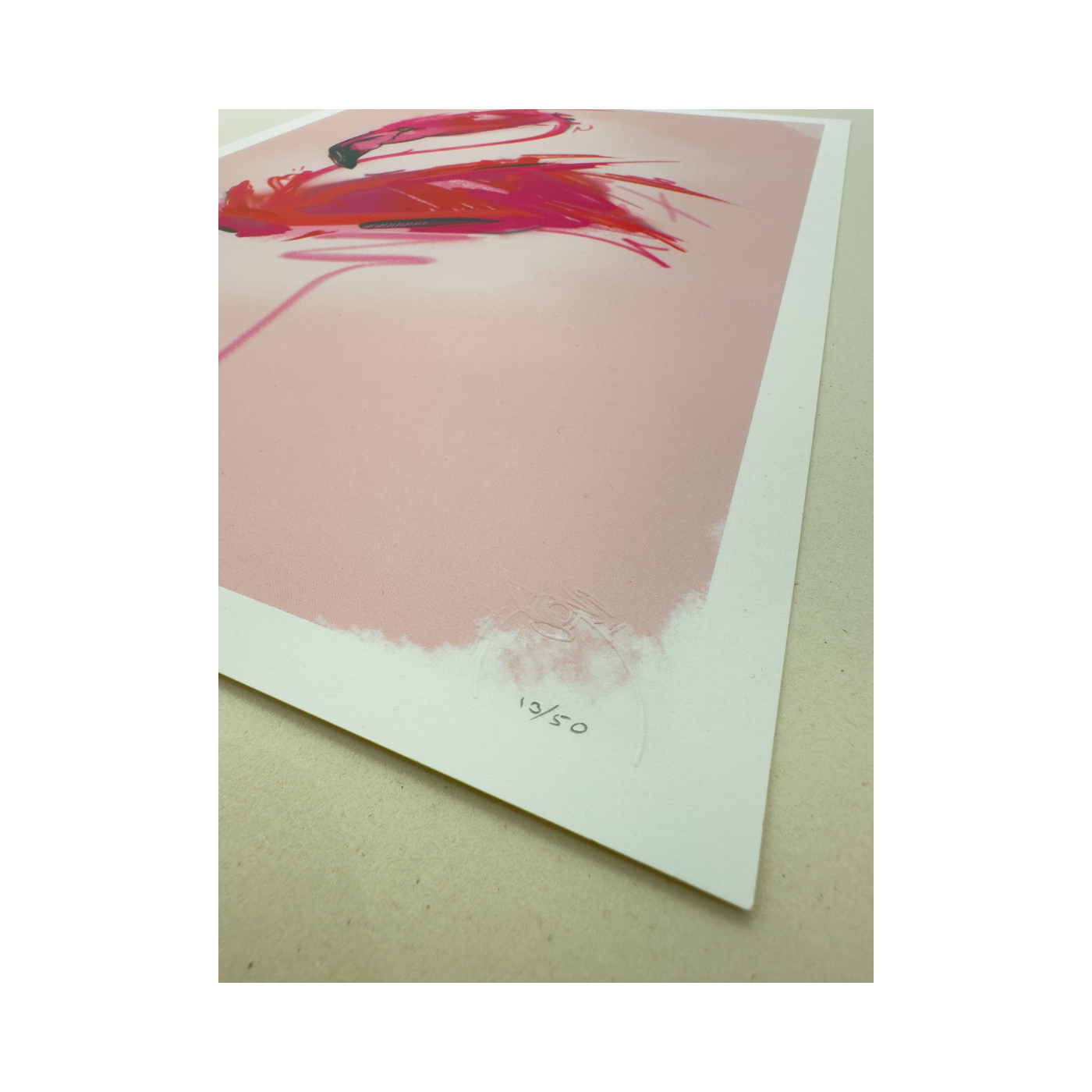 Animal abstract - Flamingo