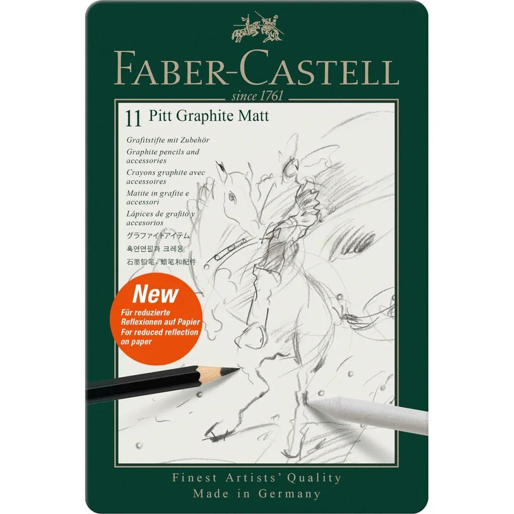 Faber-Castell Pitt Graphite Matt sæt 11 stk.