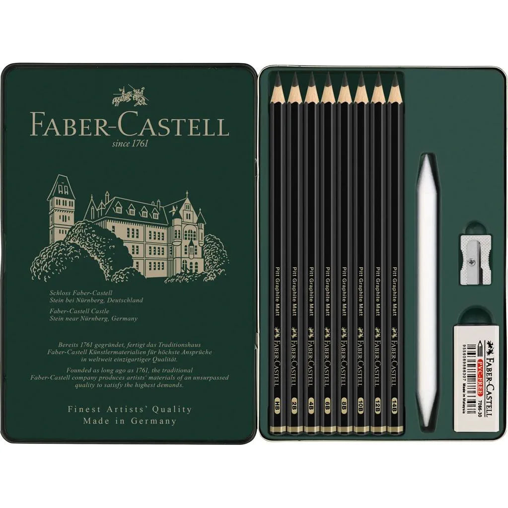 Faber-Castell Pitt Graphite Matt sæt 11 stk.
