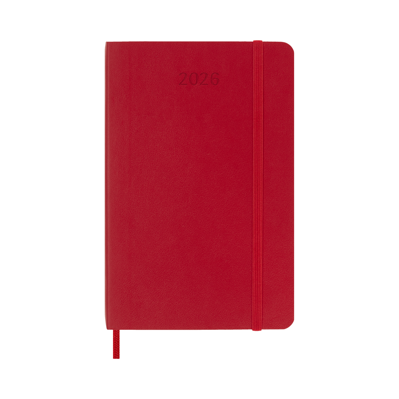 Moleskine Kalender Soft 12M Week Note Pocket Rød 2026