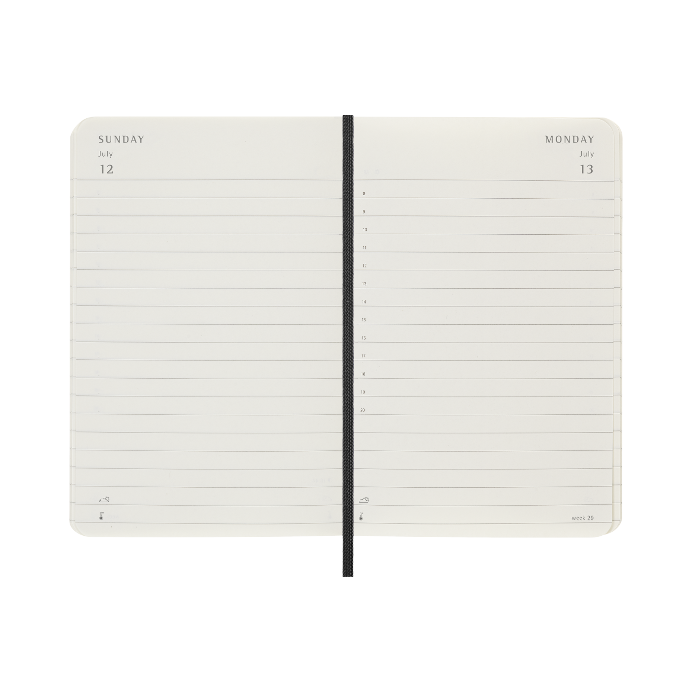 Moleskine Kalender Soft 12M Daily Pocket Sort 2026