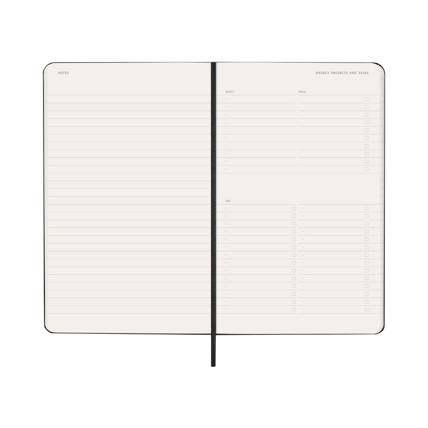 Moleskine Kalender Pro Hard 12M Weekly Vertical Large Sort 2026