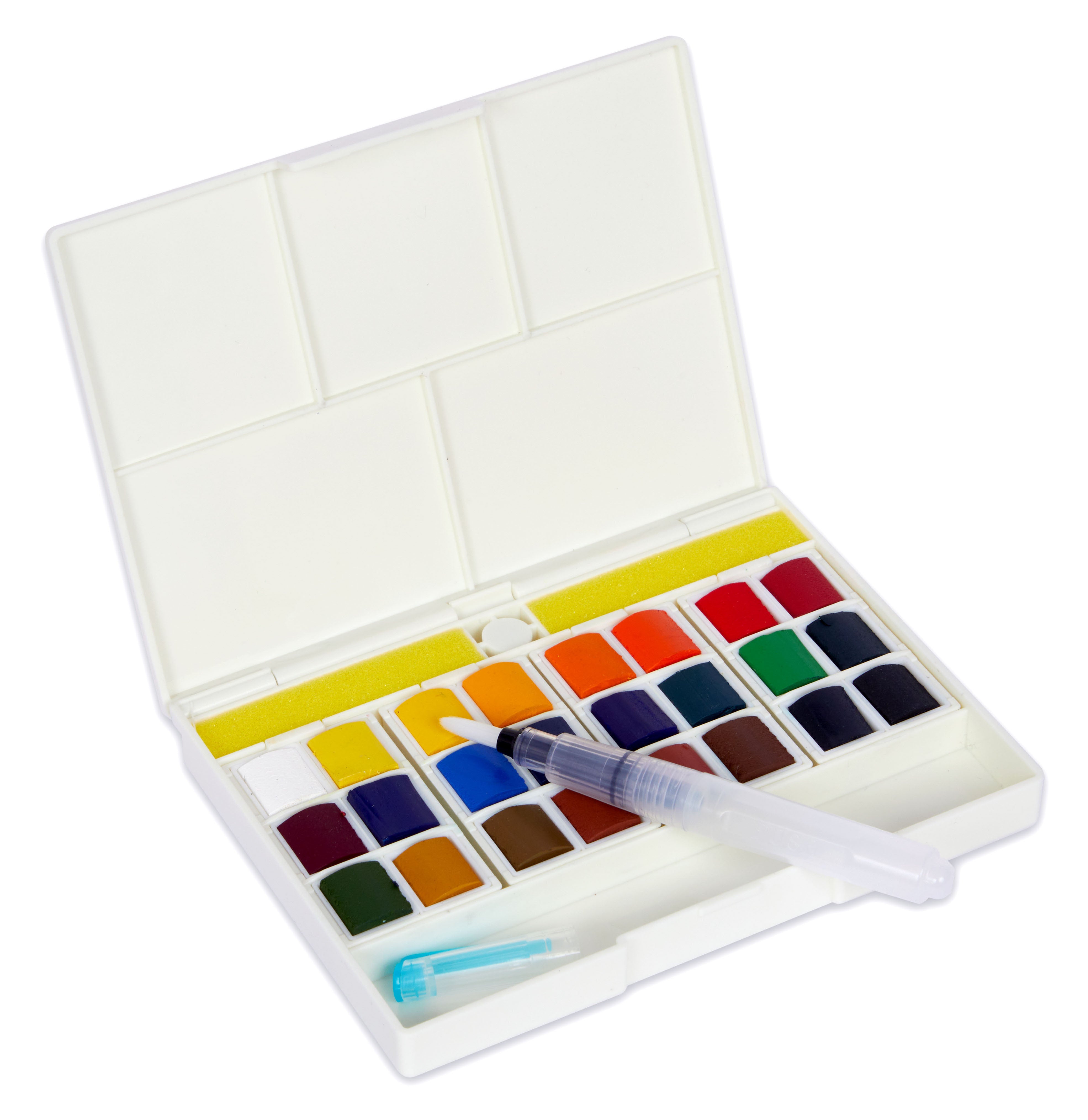 Sennelier aqua 1/2 pans sæt 24 stk. la petite Aquarelle HANDS FREE