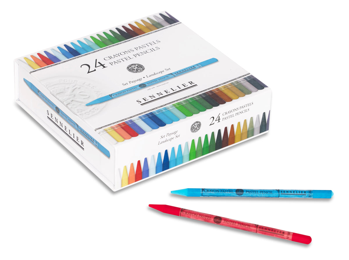 Sennelier Pastel Pencil Sæt 24 stk. - Landskab