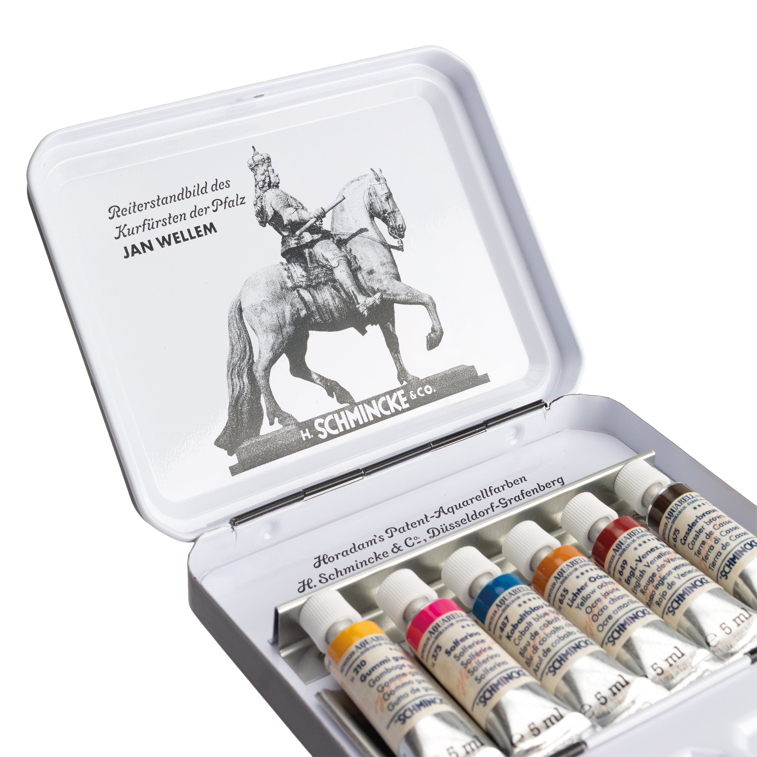 Schmincke Horadam Akvarelsæt 6 x 5 ml. Retro Jan Wellem