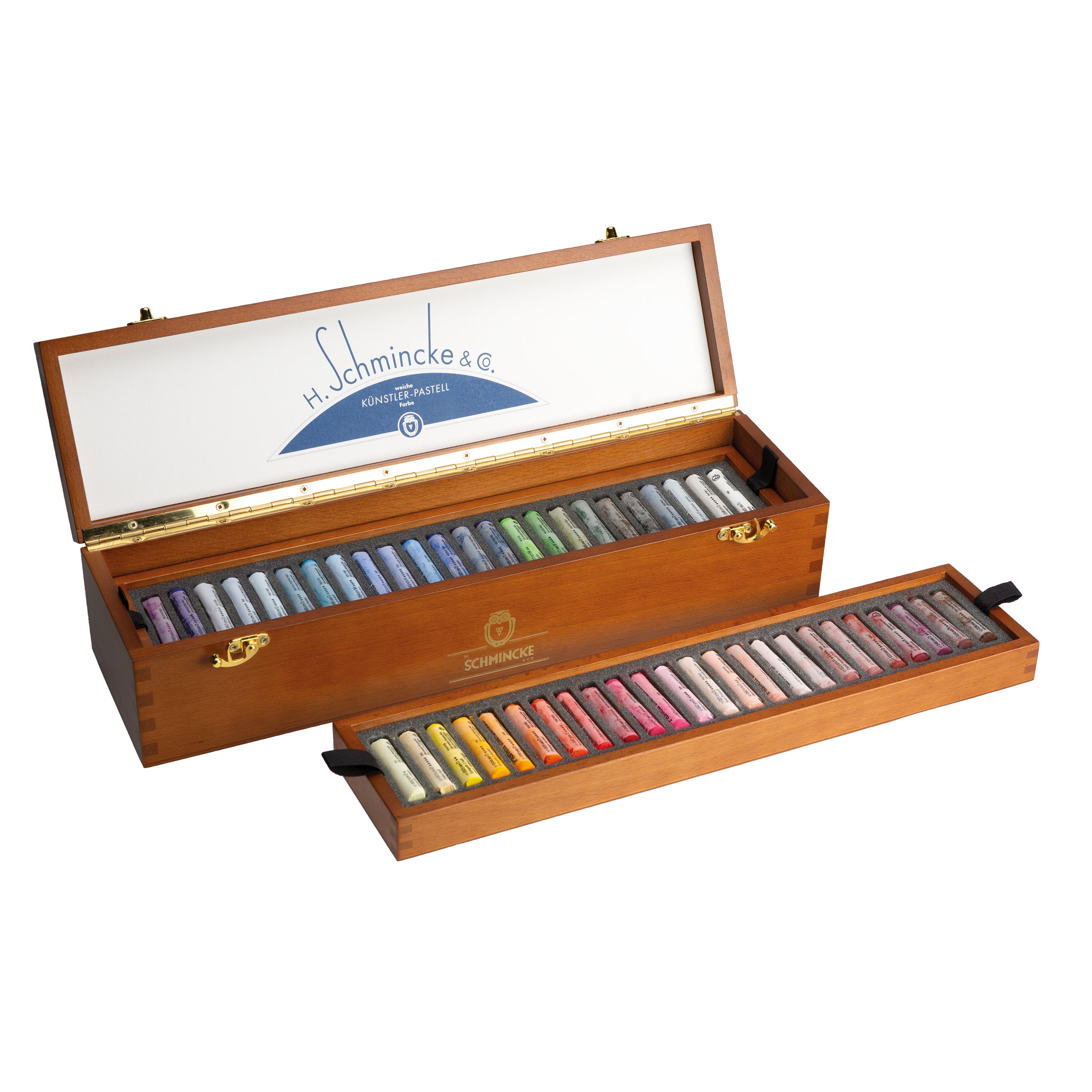 SCHILKE Symphony D150 ダレン・バレット 美品 Schmincke Dry Pastel Set 48 pcs Retro Travel Set