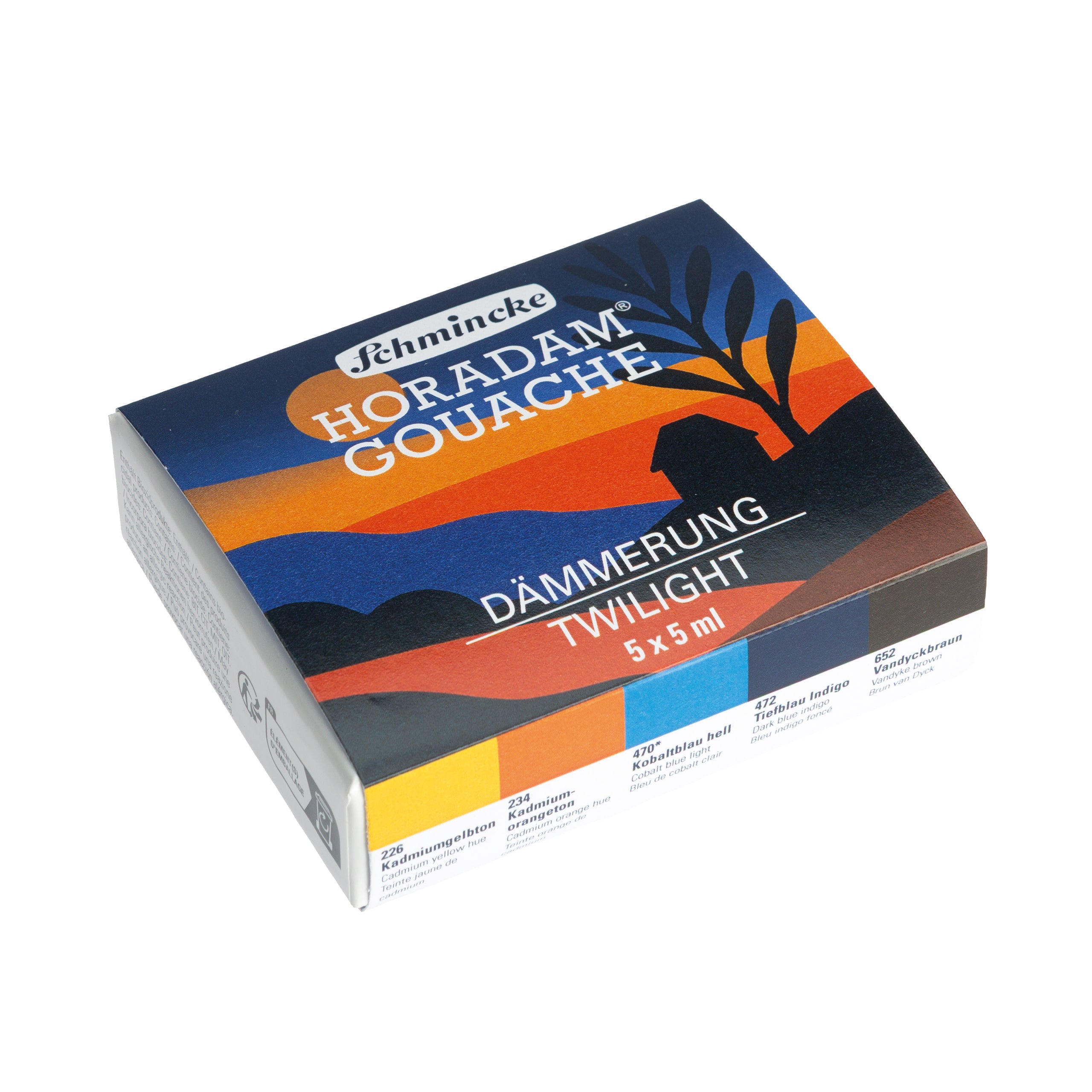 Schmincke Horadam Gouache sæt 5 x 5ml Twilight