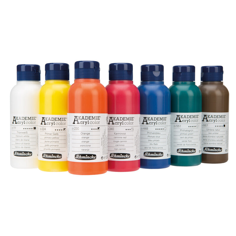 Schmincke Akademie akrylmaling 60ml/250ml/500ml