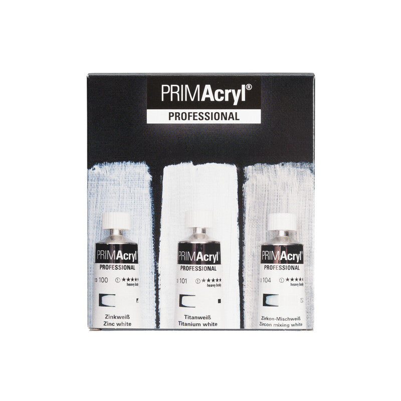 Schmincke PRIMAcryl HB Sæt 3 x 35 ml. 732 White