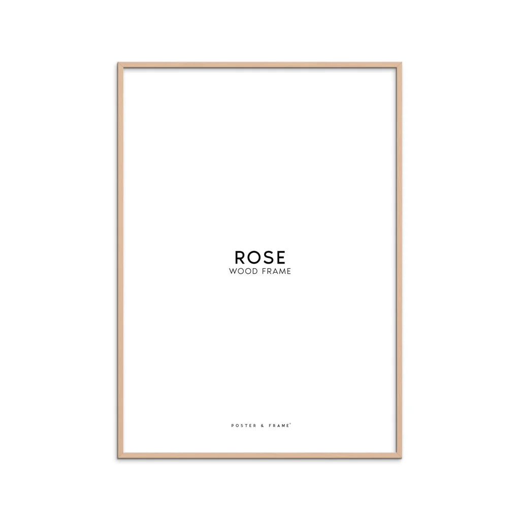 Træramme - Rose