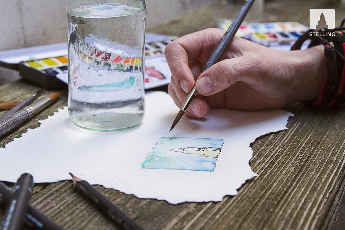 Schmincke Akademie Aquarellset, 12 Stück, ½ Pans, groß