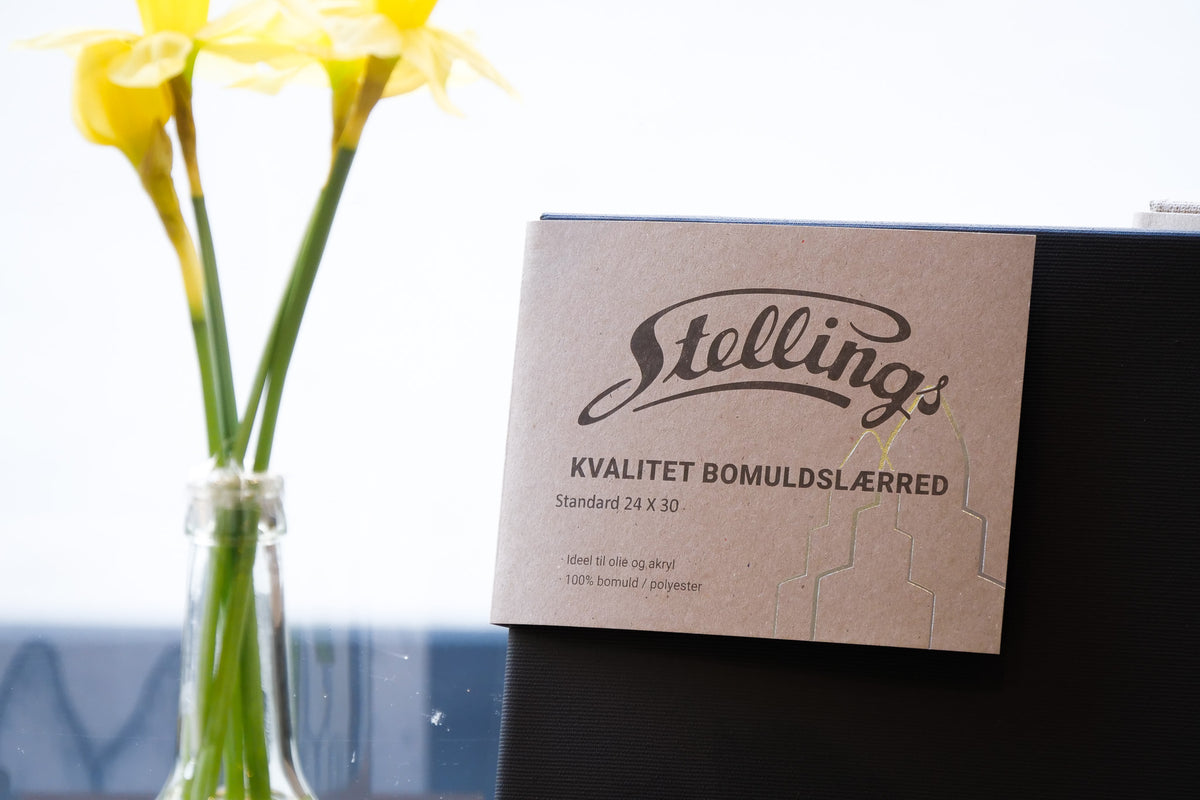 Stellings Sølv sort lærreder