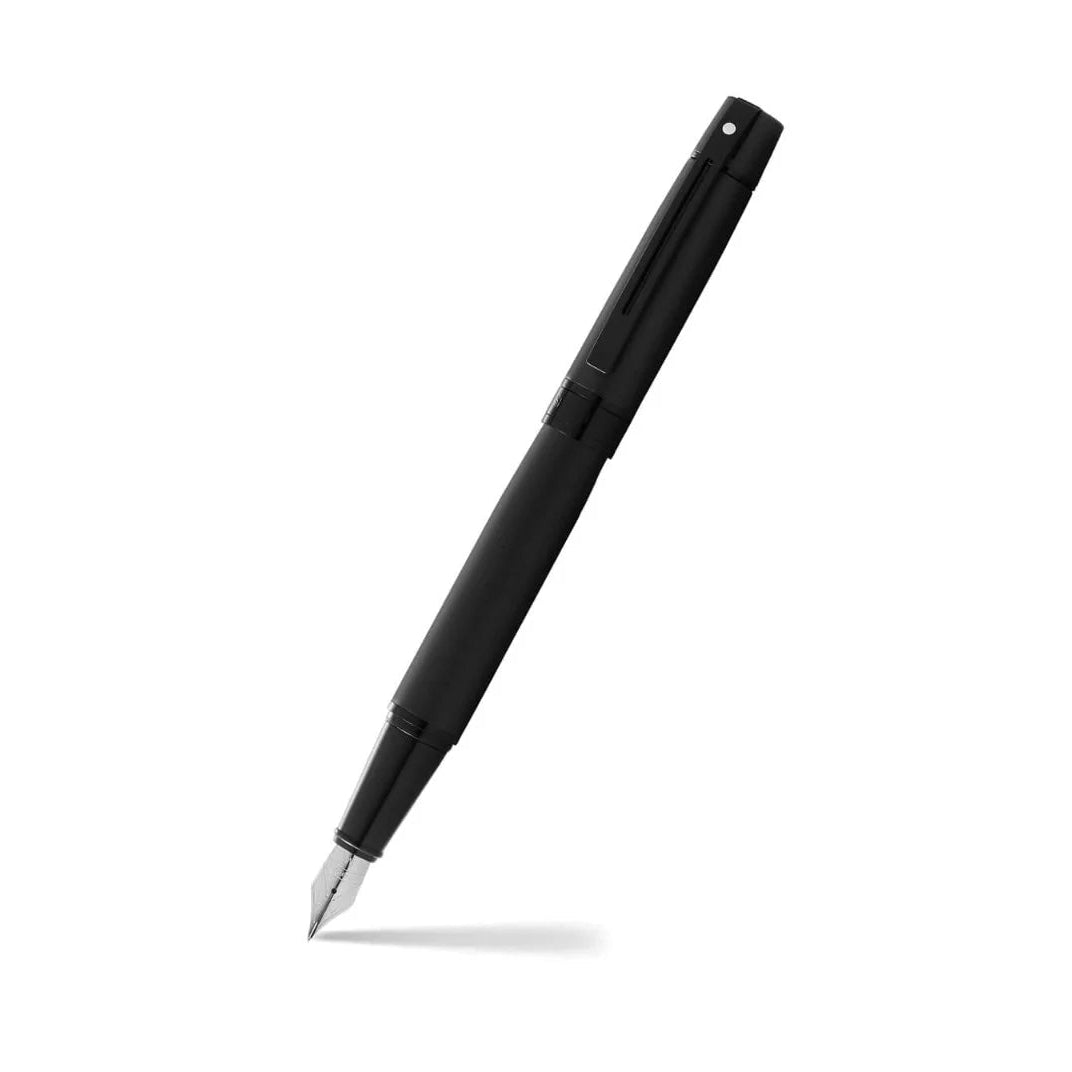 Sheaffer 300 Mat sort med polerede sorte detaljer