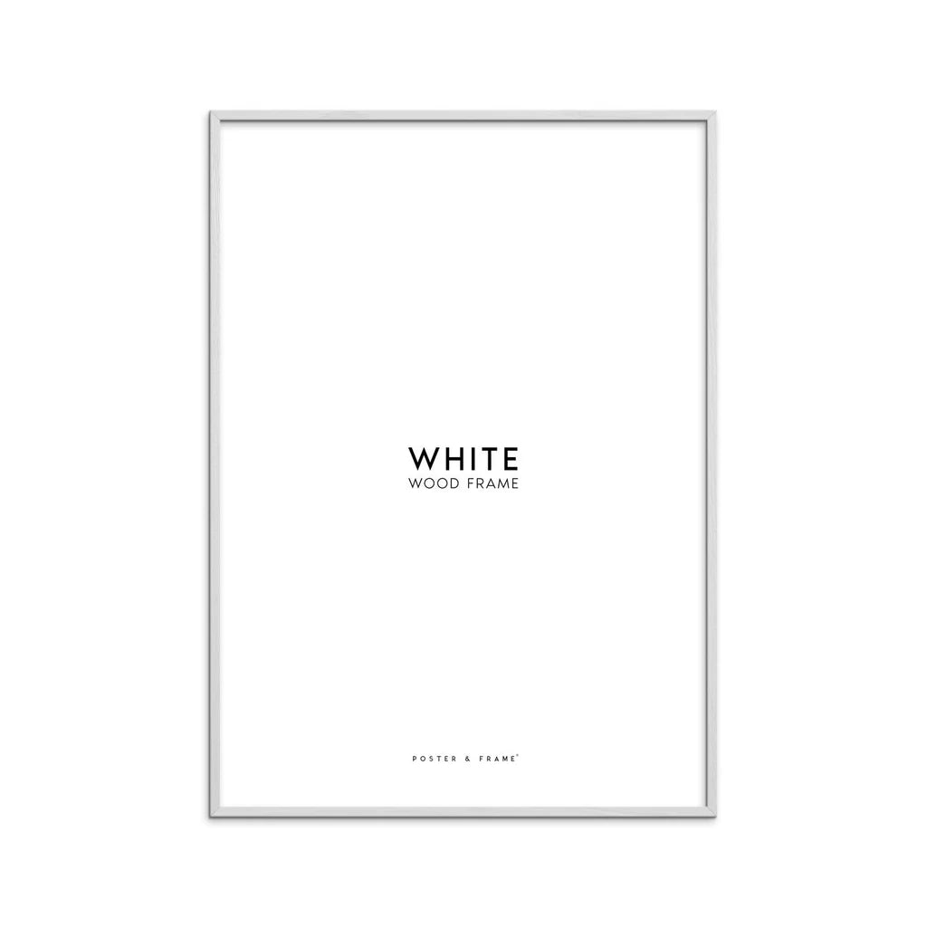 Træramme - Hvid