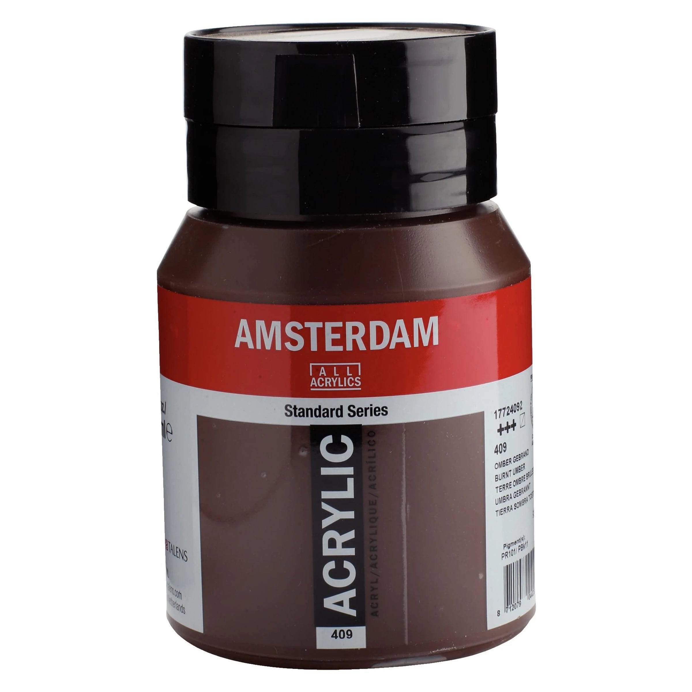 Amsterdam Akrylmaling 500ml Burnt Umber