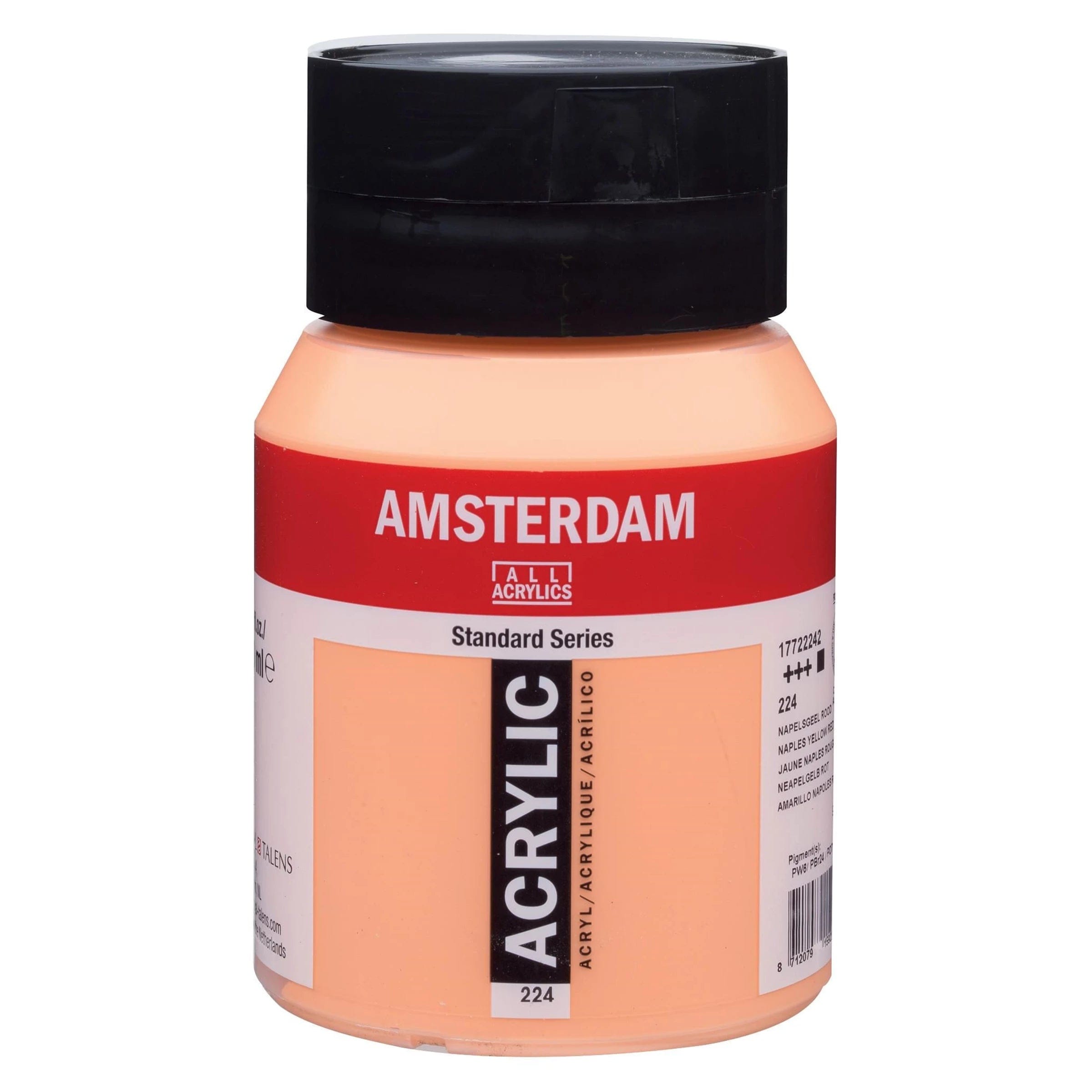 Amsterdam Akrylmaling 500ml Naples Yellow Red