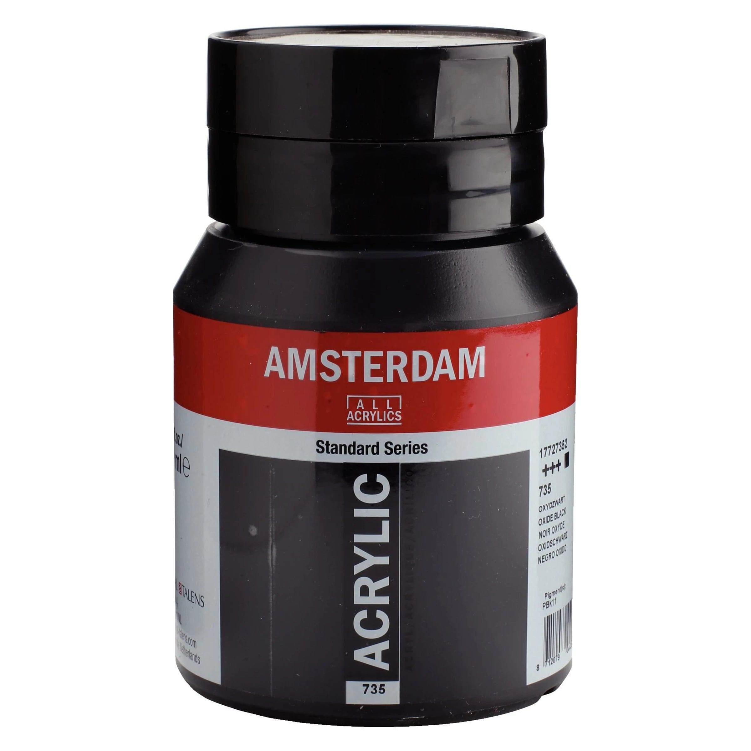 Amsterdam Akrylmaling 500ml Oxide Black