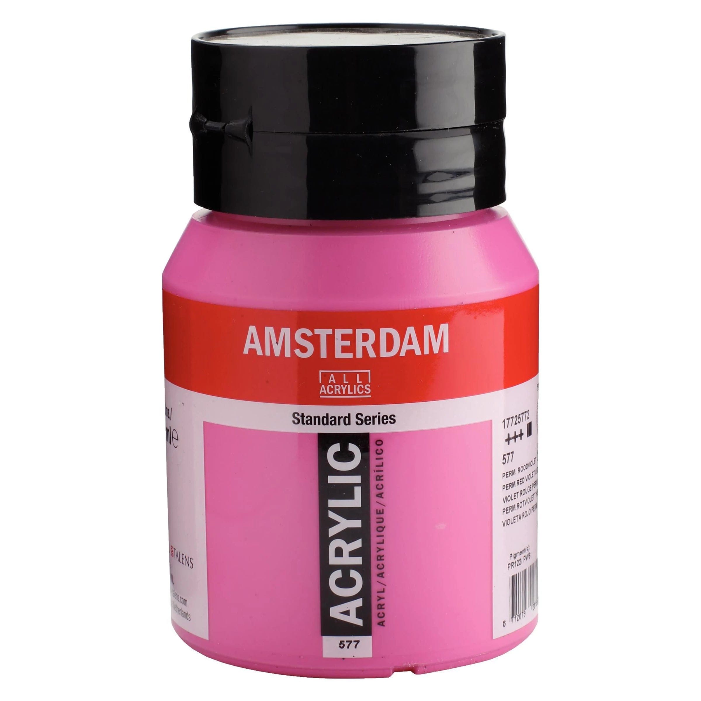 Amsterdam Akrylmaling 500ml Permanent Red Violet Light