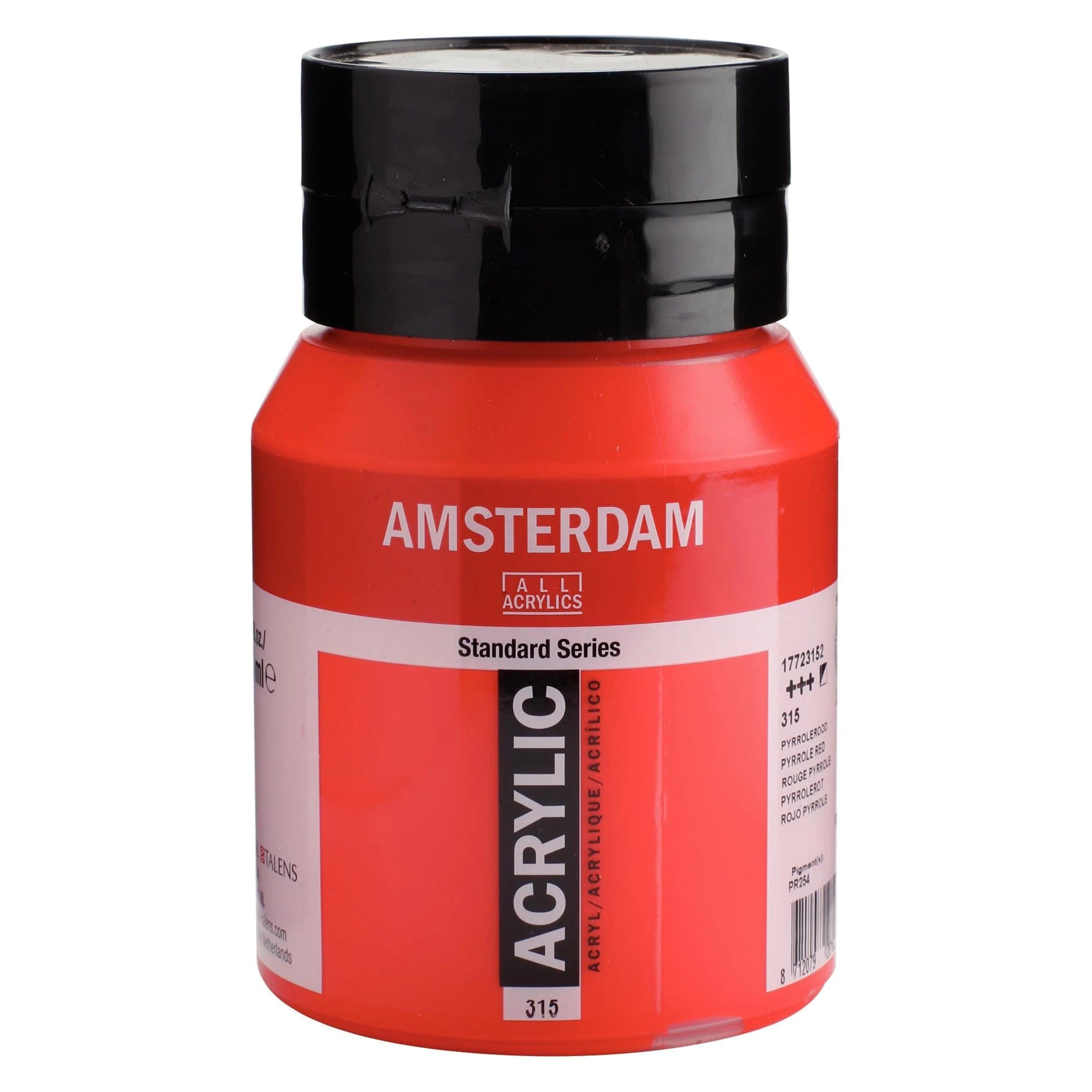 Amsterdam Akrylmaling 500ml Pyrrole Red