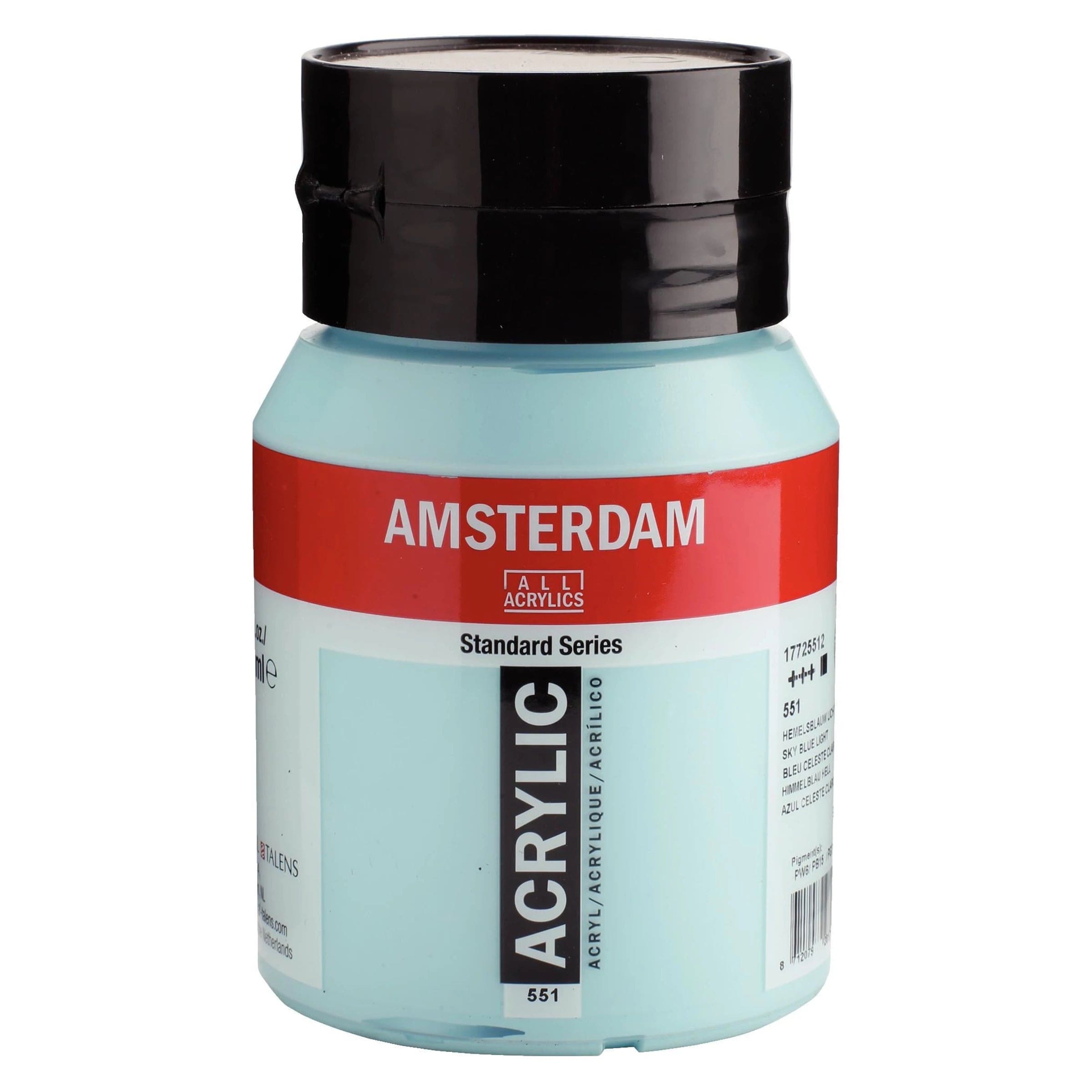 Amsterdam Akrylmaling 500ml Sky Blue Light