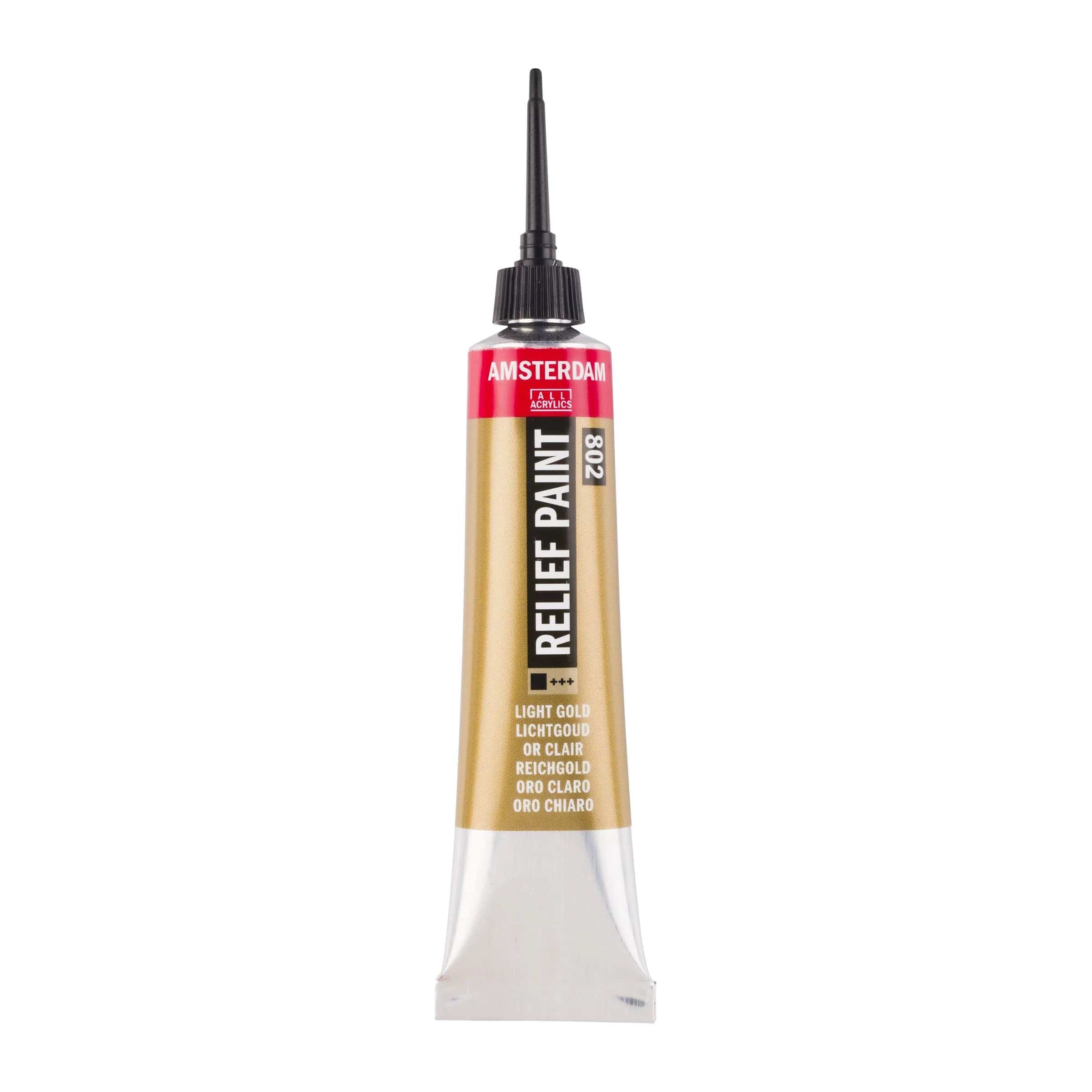 Amsterdam Akrylmaling AMSTERDAM RELIEF PAINT - Light Gold