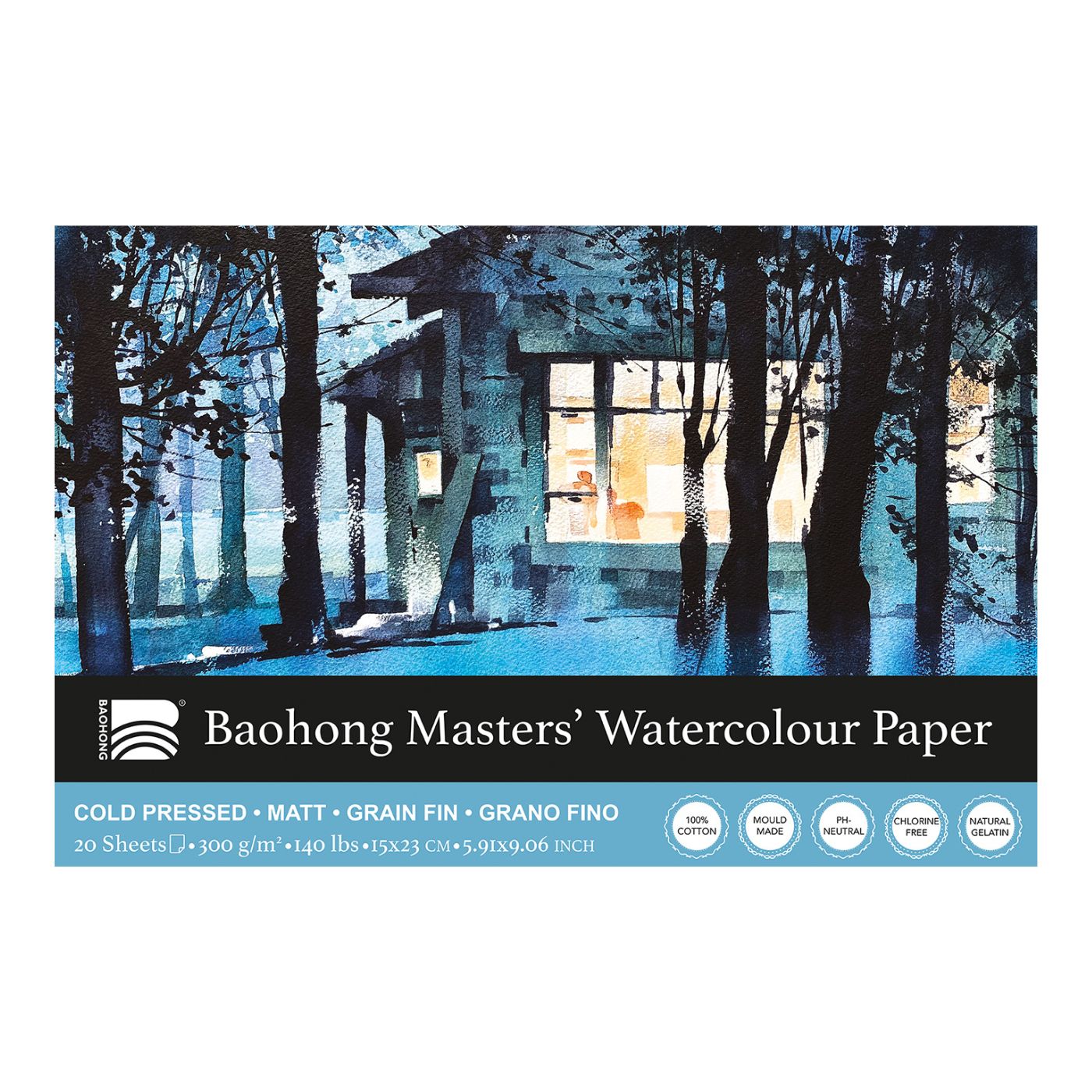 Baohong Masters' Aquarellblock