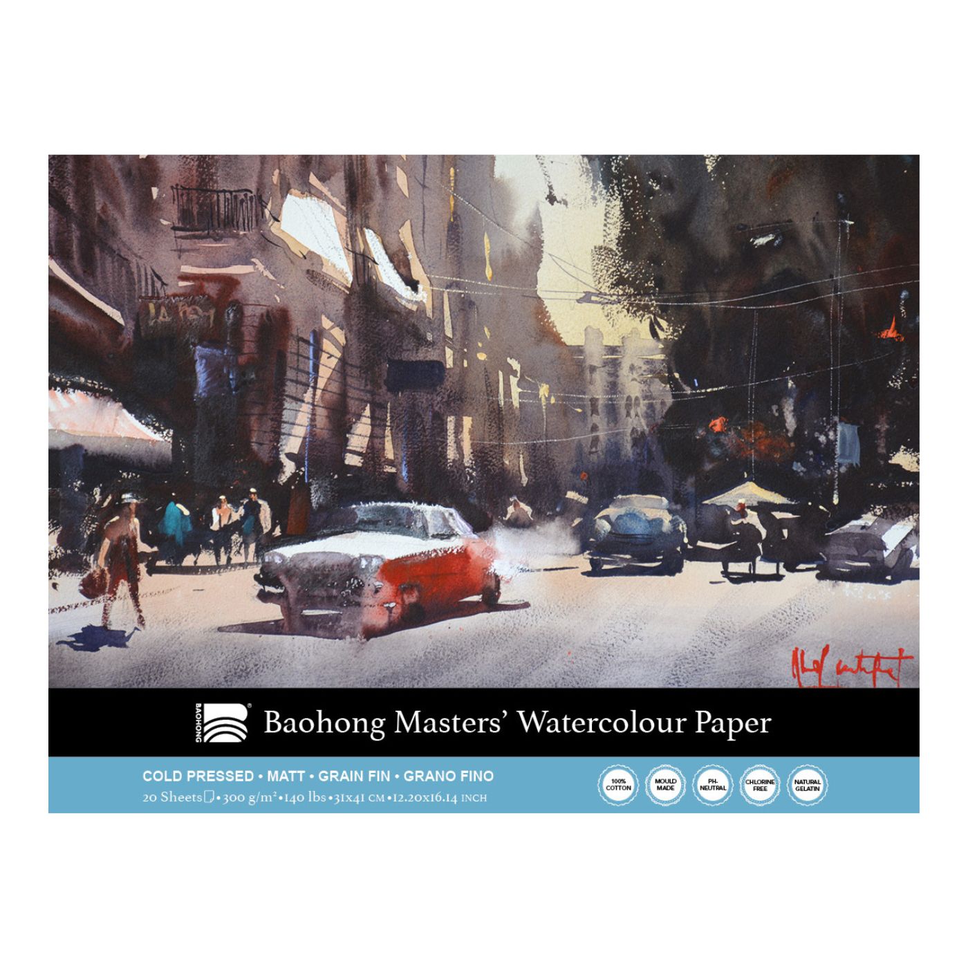 Baohong Masters' Aquarellblock