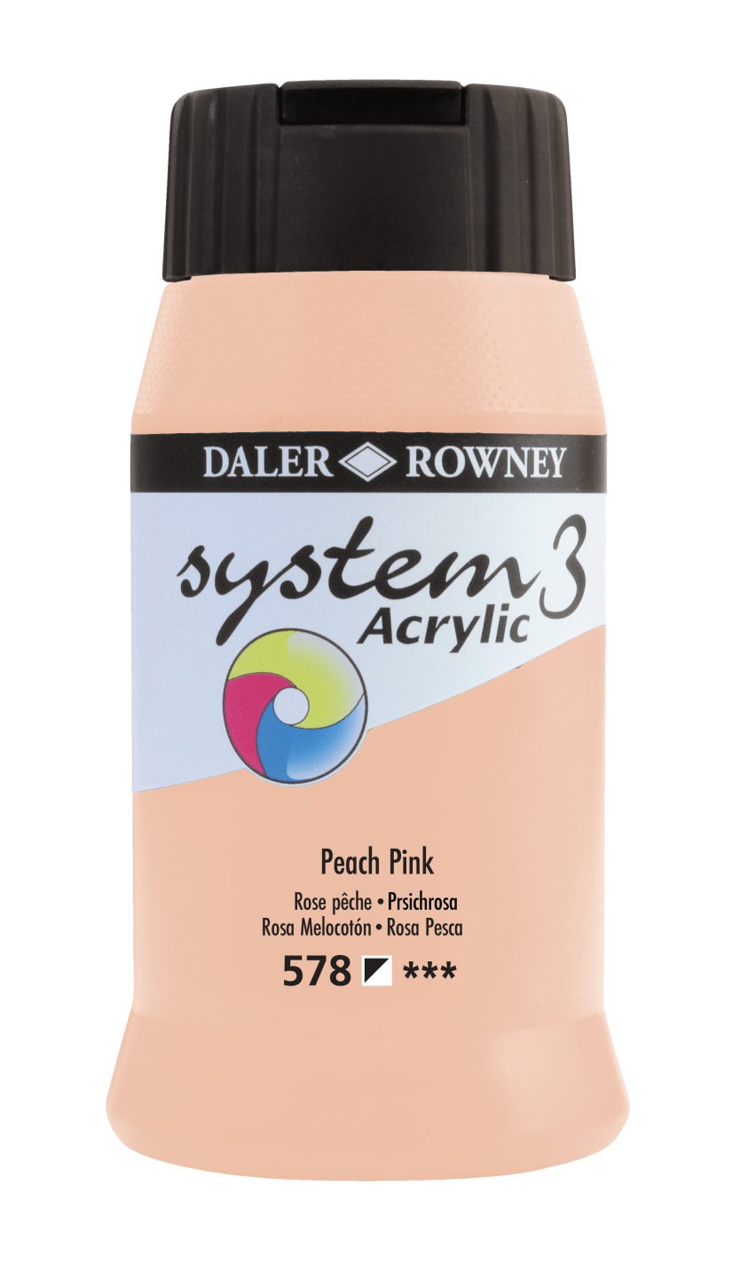Daler Rowney Akrylmaling 500ml Peach Pink / Flesh Tint