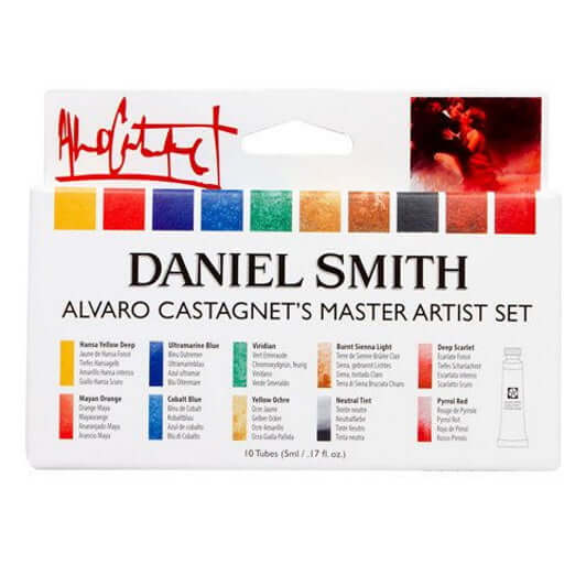 Daniel Smith Akvarelmaling Daniel Smith Alvaro Castagnet's Master artist set 10x5ml tuber