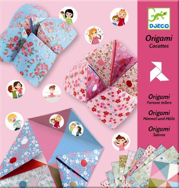Djeco Aktivitetssæt Djeco Origami - Flip-flappere, lyse farver