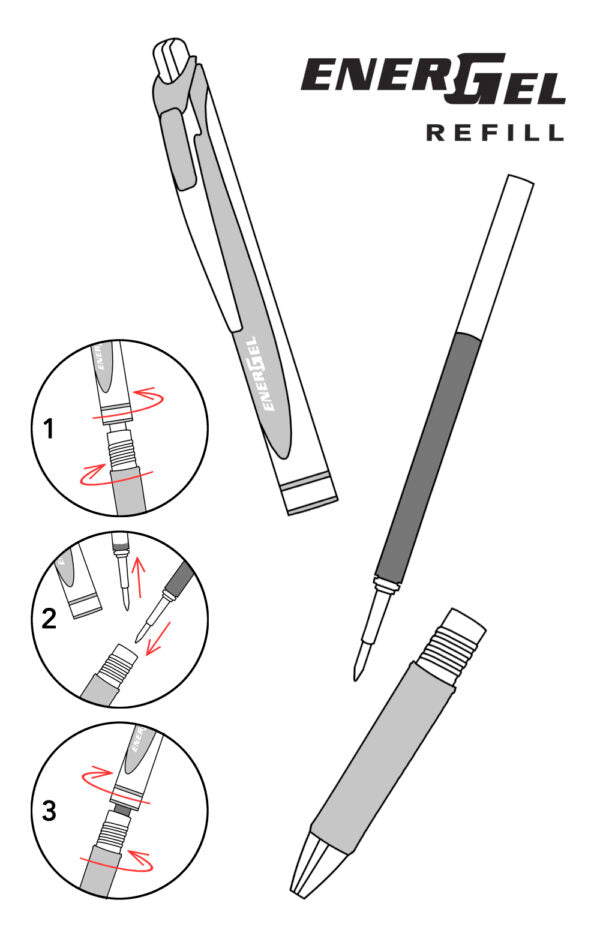 PENTEL EnerGel Dokumentpen - ekstra billede