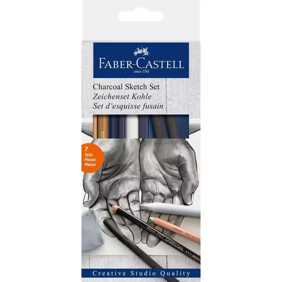 Faber-Castell Art Charcoals Faber-Castell Charcoal Sketch Sæt