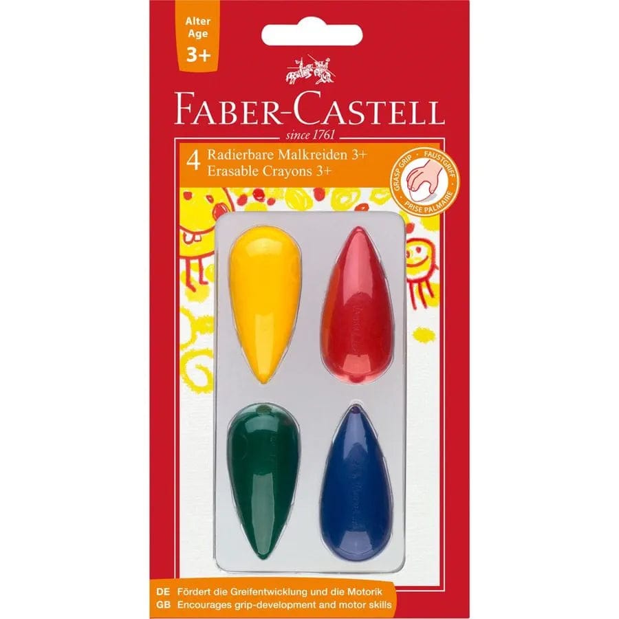 Faber-Castell Farveblyanter Faber-Castell 4 stk Crayons malekridt