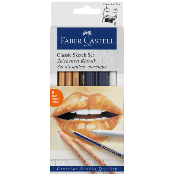 Faber-Castell Farveblyanter Faber-Castell Classic Sketch Set