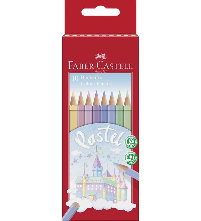 Faber-Castell Farveblyanter Faber-Castell Farveblyant Pastel 10 stk