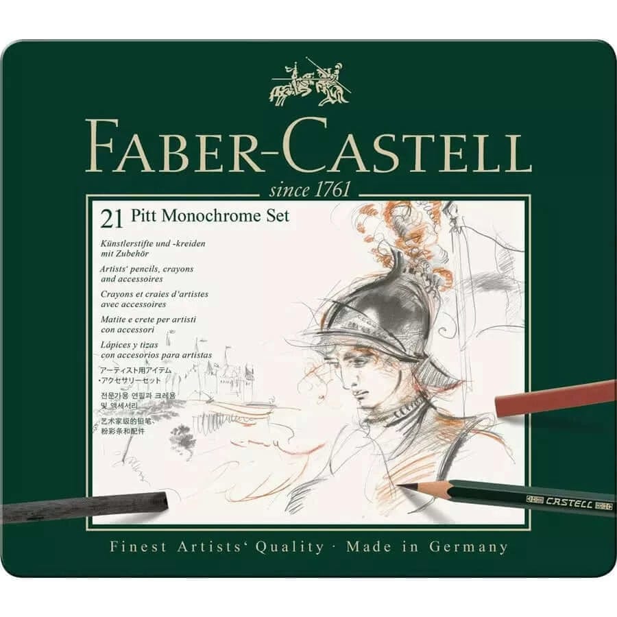 Faber-Castell Farveblyanter Faber-Castell Pitt monochrome tinæske (Flere Varianter)