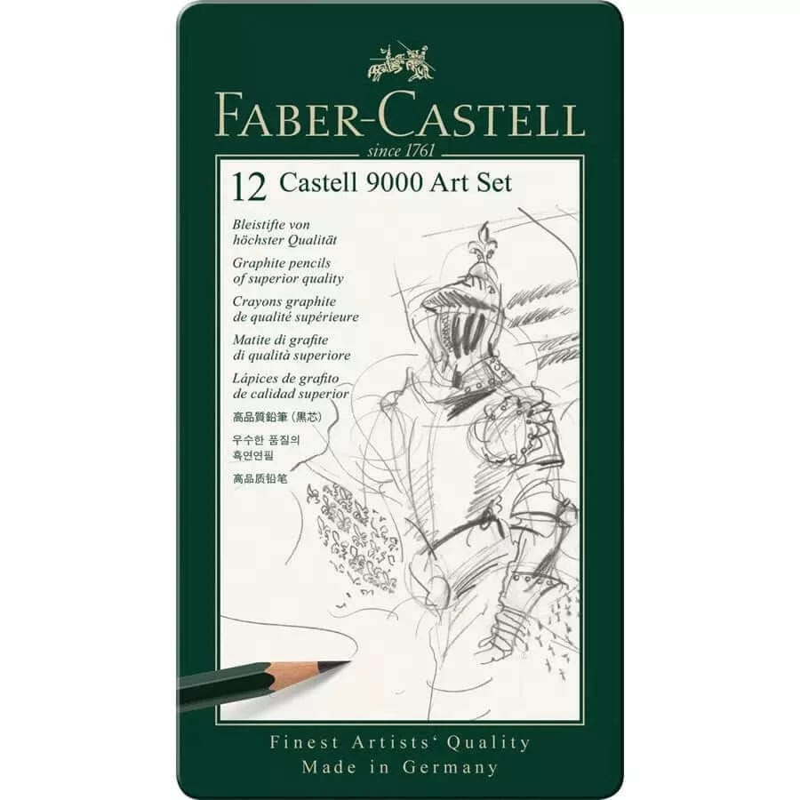 Faber-Castell Pencils Faber-Castell Castell 9000 Art Set - 12 ass.