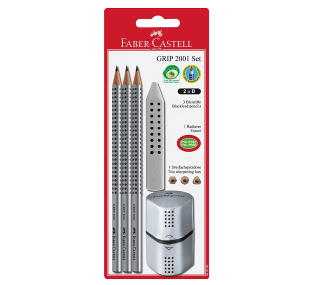 Faber-Castell Pencils Faber-Castell grip grey set