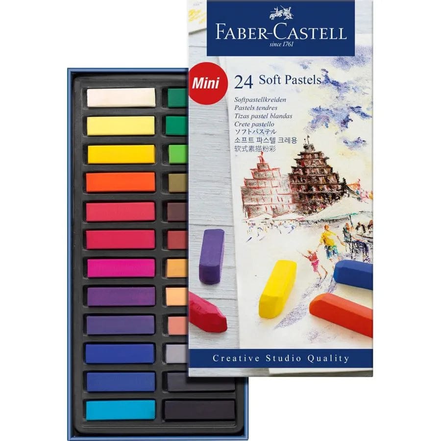 Faber-Castell Pitt pastel Faber-Castell Soft Pastel mini 24 stk.