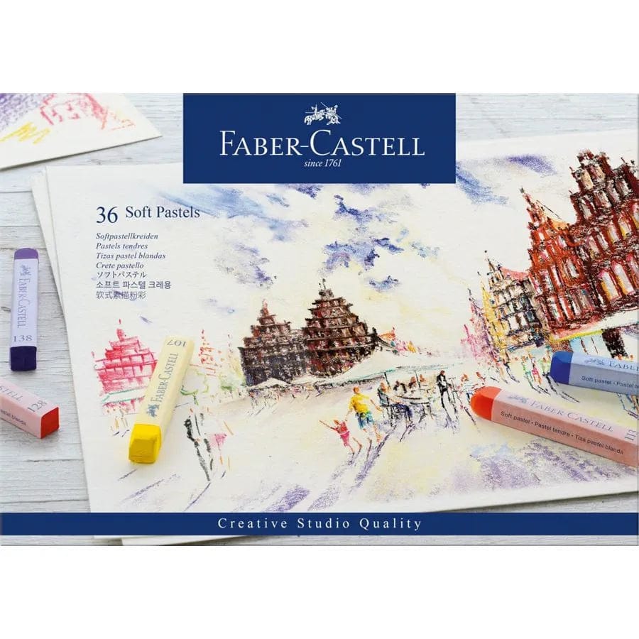 Faber-Castell Tørpastel Faber-Castell Soft Pastel 36 stk