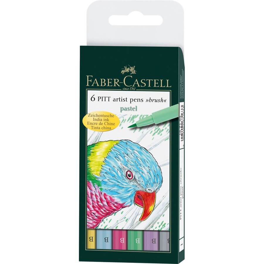 Faber-Castell Tuscher Pastel Faber-Castell Pitt Artist Pens Brush sæt (Flere Varianter)
