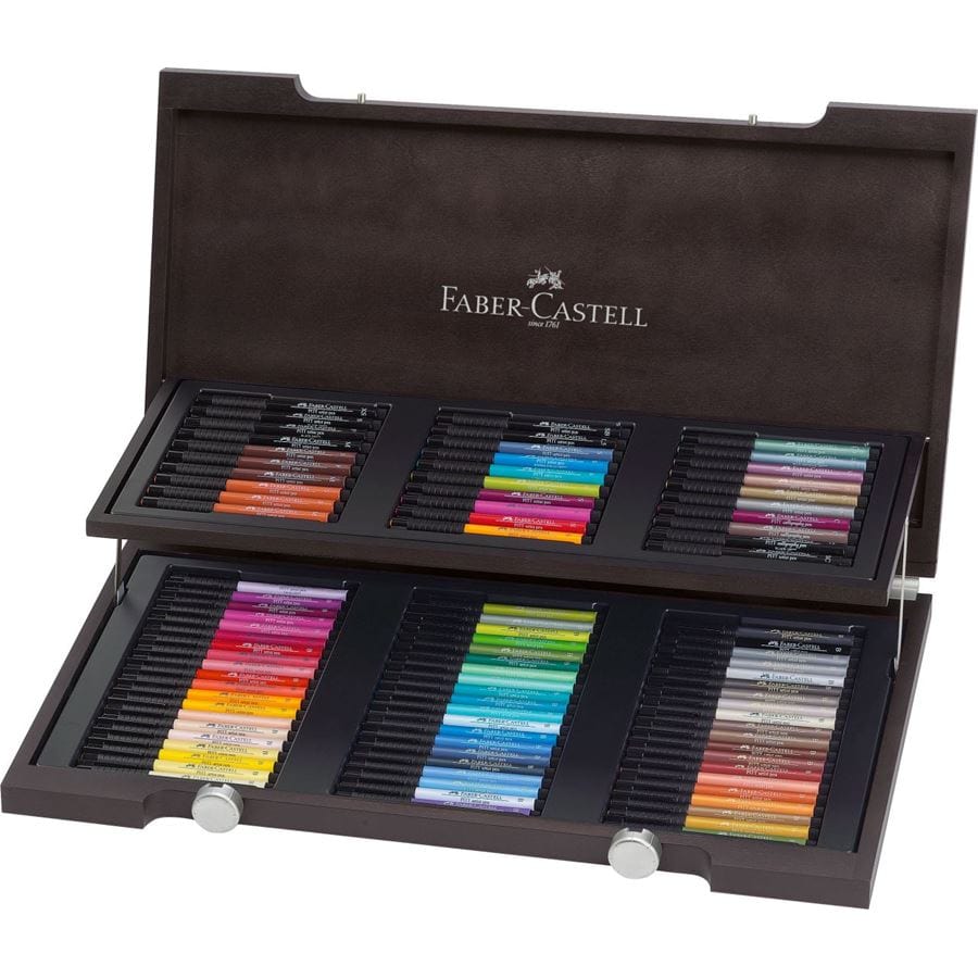 Faber-Castell Tusser Faber-Castell Pitt artist India ink pen trækuffert - 90 farver